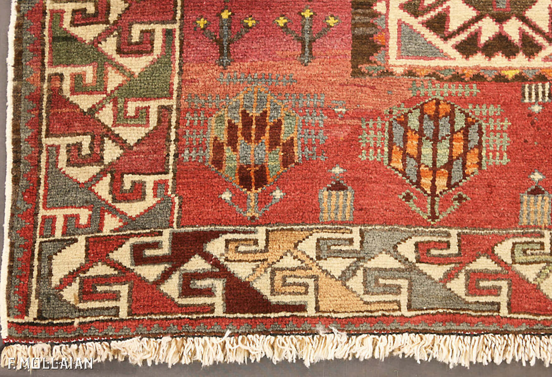 Semi-Antique Caucasian Shirvan Gallery Carpet n°:23220072